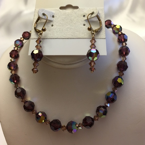 Swarovski Crystal Necklace Set - Picture 1 of 2
