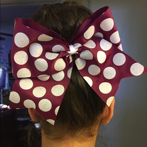 Other - Maroon hair bow