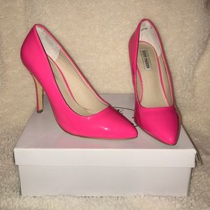 Steve Madden Intrude Pink Pat Heels
