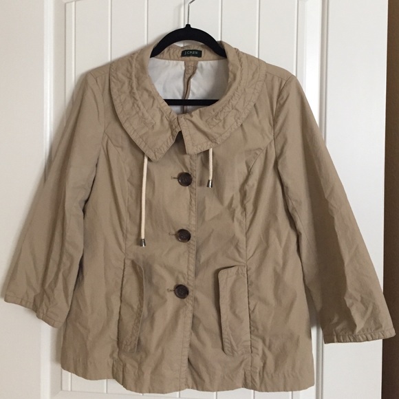 J. Crew Jackets & Blazers - J. Crew Factory Khaki Jacket, Size 6