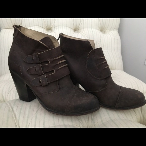 Free People brown booties