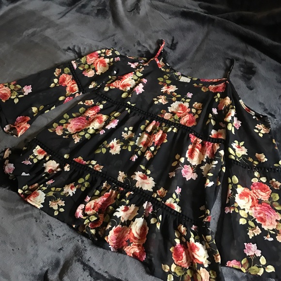 Paper Crane Boho style flowy top