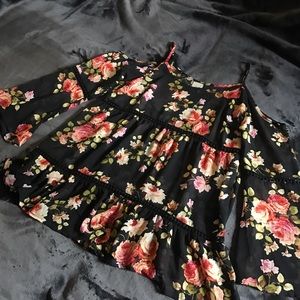 Paper Crane Boho style flowy top