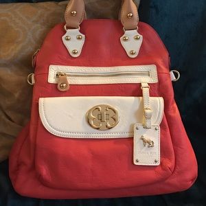 PRICE DROP 🙌. Emma Fox peach large Fold over Tote