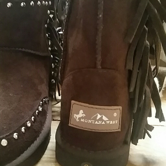 Montana West leather boots - Picture 2 of 4