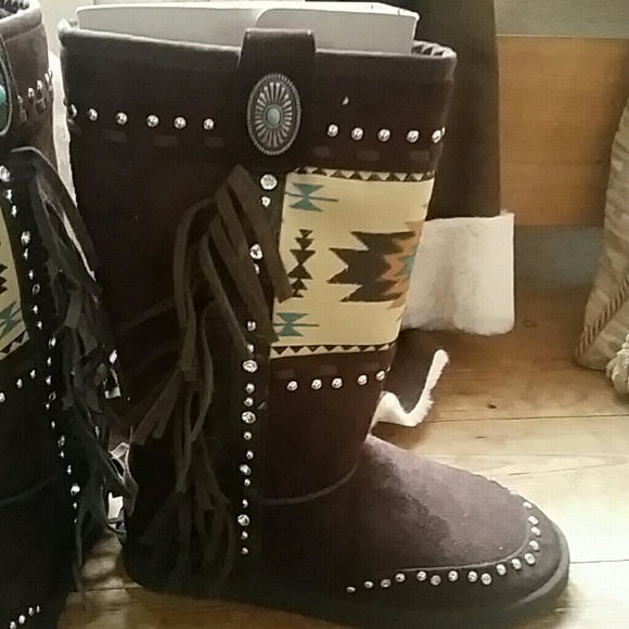 Montana West leather boots - Picture 4 of 4