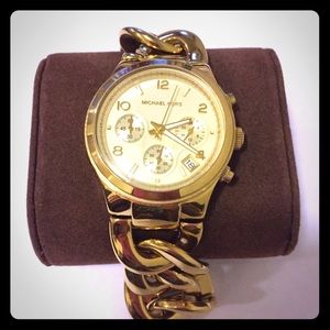 Michael Kors Women's Runway Gold-Tone Watch MK3131