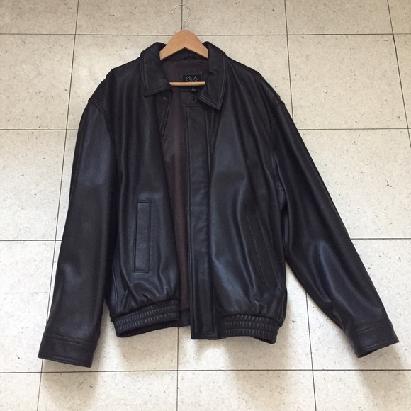 XL Jos A. Bank 100% leather jacket