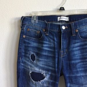 Madewell Boyfriend Jeans Rip and Repair Edition