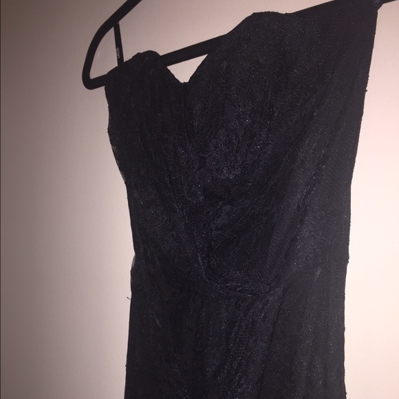 Strapless black dress - Picture 2 of 4