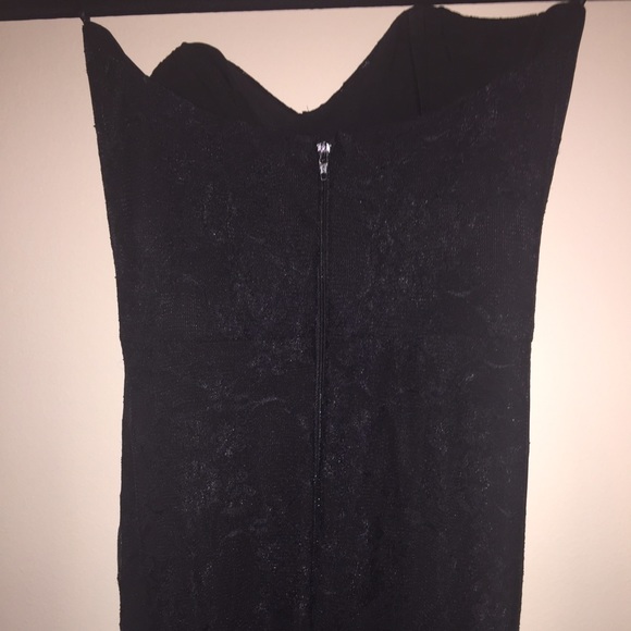 Strapless black dress - Picture 3 of 4