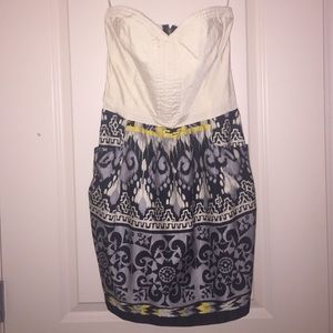 Ikat Print Dress