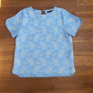 Zara Light Blue top