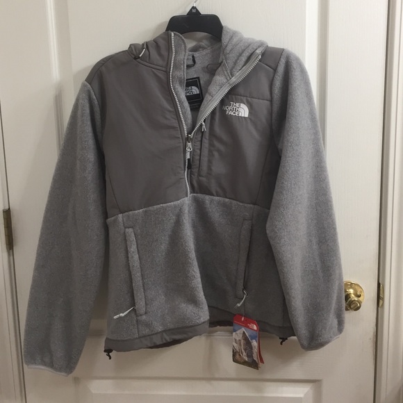 NWT North Face Grey Denali Hoodie *NEVER WORN*