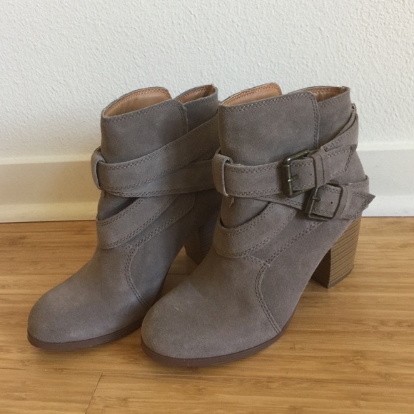 Genuine Suede Ankle Boots