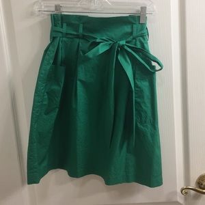 Theory Skirt with Pockets and Bow Belt