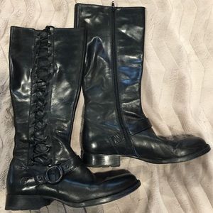 Born 'Estelle' black leather boot size 10