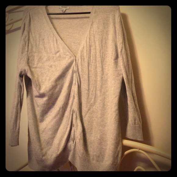 Gray Old Navy XL cardigan