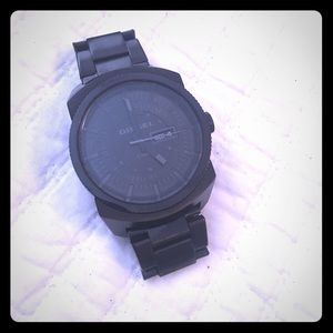 Black unisex Diesel Watch
