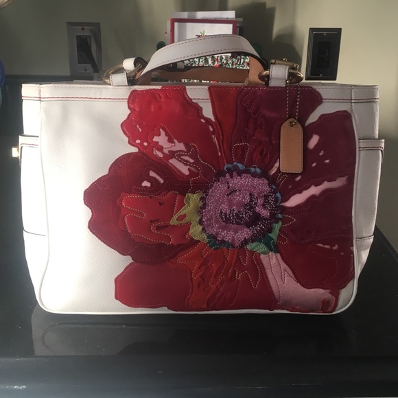 Coach Red Poppy Handbag