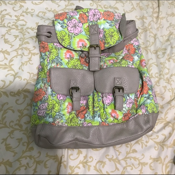 Brand new floral backpack