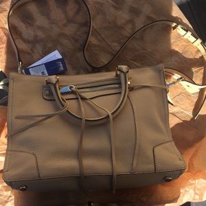 NWT Rebecca Minkoff Regan Satchel Biscuit