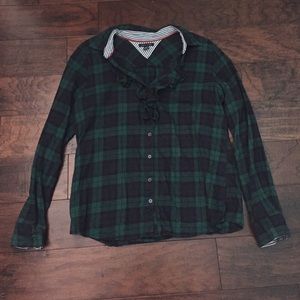 Plaid Ruffle Tommy Hilfiger Top