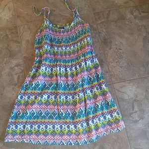 Rue21 rainbow tribal pattern dress