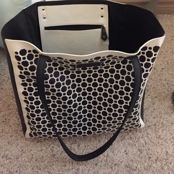 Leather Vera Bradley tote