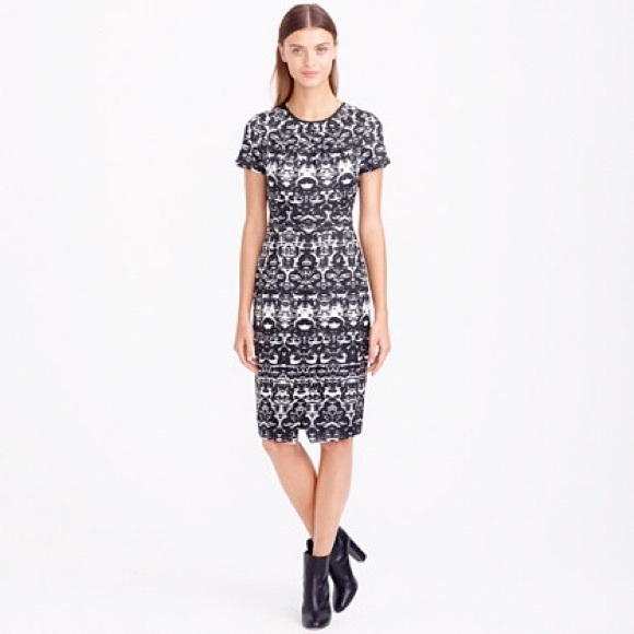 J Crew Blurred IKAT Dress - Picture 4 of 7