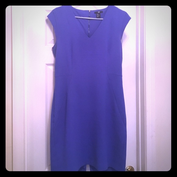 Blue Pencil Dress 👗