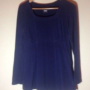 Purple long sleeve top