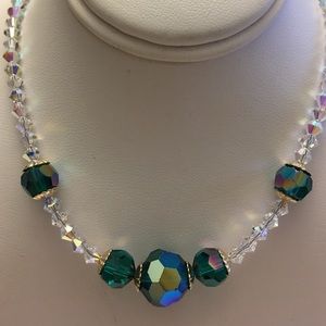 Swarovski Emerald Green Crystal Necklace