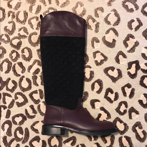 Victoria's Secret riding boots! Black and burgundy