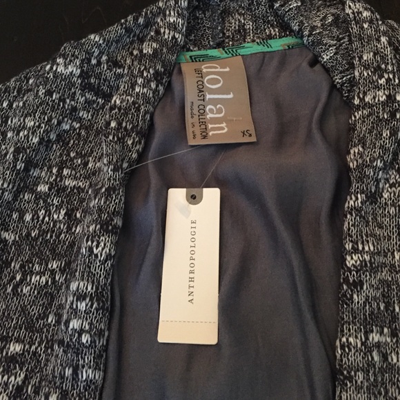 Anthropologie Dolan Knit Anorak Contrast Cardigan - Picture 4 of 4