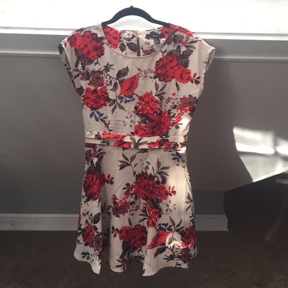 Silky floral dress