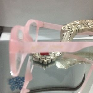 Betsey Johnson new eyeglasses brand new pink.