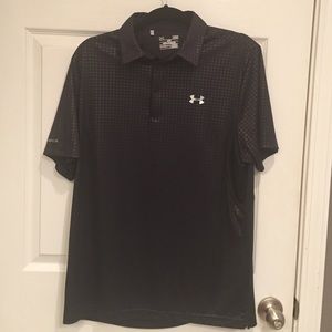 Under Armour Loose Black Polo Shirt