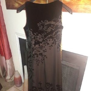 Ralph Lauren dress black cut velvet size 4 Milan