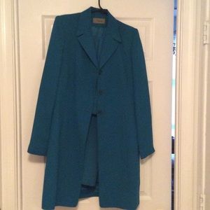 Teal pant suit Size 6