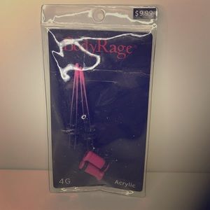 Hot Pink and Black 4G taper and plug set