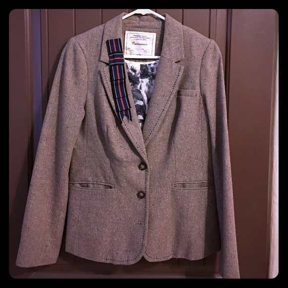 Anthropologie Cartonnier tweed blazer