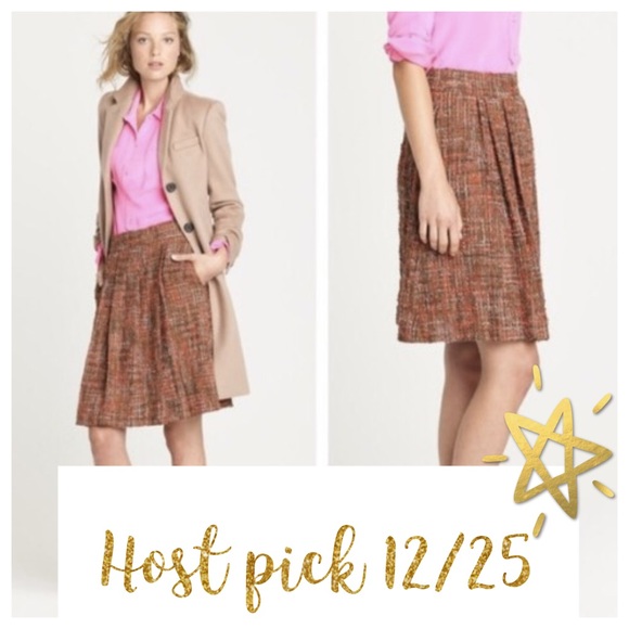 🎉Host Pick 🎉 J. Crew A Line Tweed Skirt