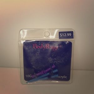 10G Blue and Purple Plug and Taper Set