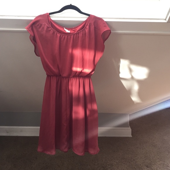 Salmon dress