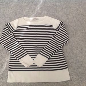 Black and white sweater from Ann Taylor Loft