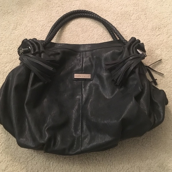 Melie Bianco black shoulder bag