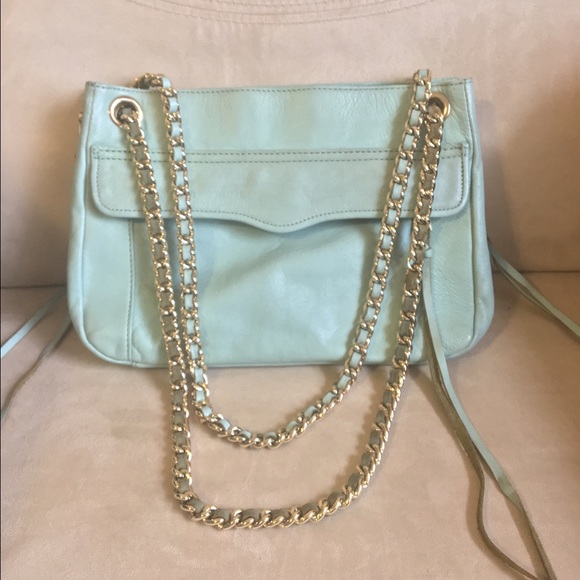 Rebecca Minkoff Swing Satchel bag in Mint