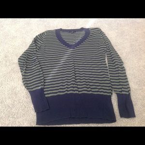 Blue and green light weight sweater