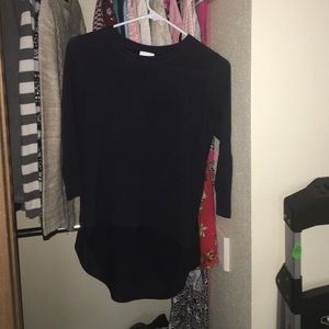 Navy blue casual sweater